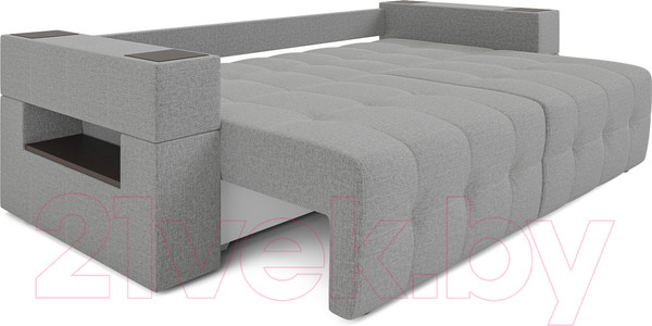 Изображение товара Диван Mebel-Ars Еврокнижка Венеция (серая рогожка)