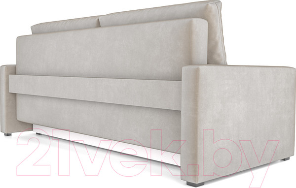 Изображение товара Диван Mebel-Ars Еврокнижка Поло (бархат бежевый/Star Velvet 6 Light Beige)