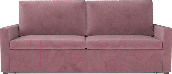 Изображение товара Диван Mebel-Ars Еврокнижка Поло (велюр пудра НВ-178 18)