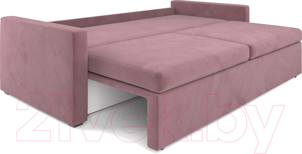 Изображение товара Диван Mebel-Ars Еврокнижка Поло (велюр пудра НВ-178 18)