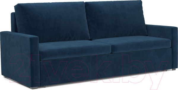 Изображение товара Диван Mebel-Ars Еврокнижка Поло (темно-синий Luna 034)
