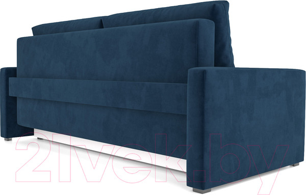 Изображение товара Диван Mebel-Ars Еврокнижка Поло (темно-синий Luna 034)