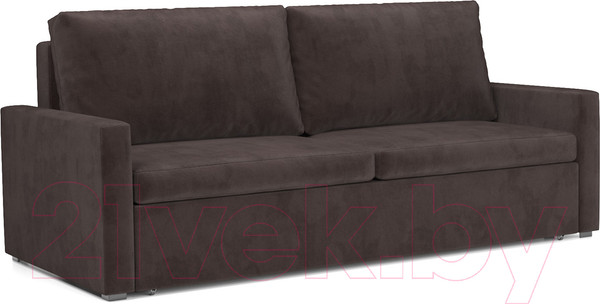 Изображение товара Диван Mebel-Ars Еврокнижка Поло (кордрой коричневый)