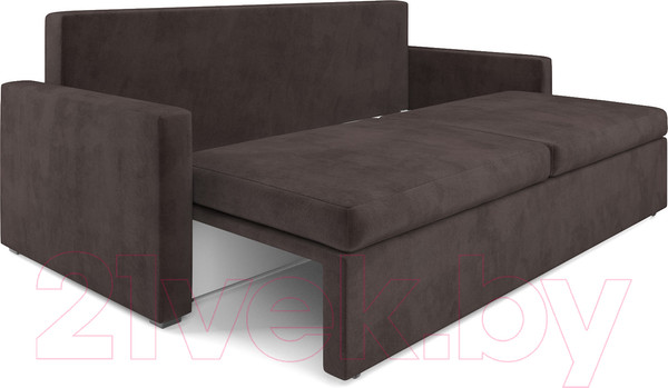 Изображение товара Диван Mebel-Ars Еврокнижка Поло (кордрой коричневый)