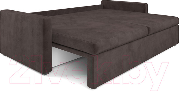 Изображение товара Диван Mebel-Ars Еврокнижка Поло (кордрой коричневый)