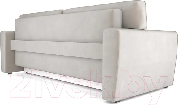Изображение товара Диван Mebel-Ars Еврокнижка Оскар (бархат бежевый/Star Velvet 6 Light Beige)