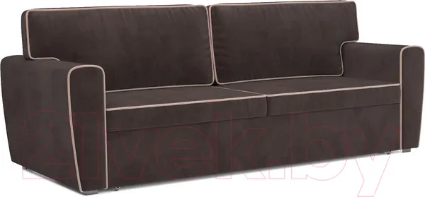Изображение товара Диван Mebel-Ars Еврокнижка Оскар (кордрой коричневый)