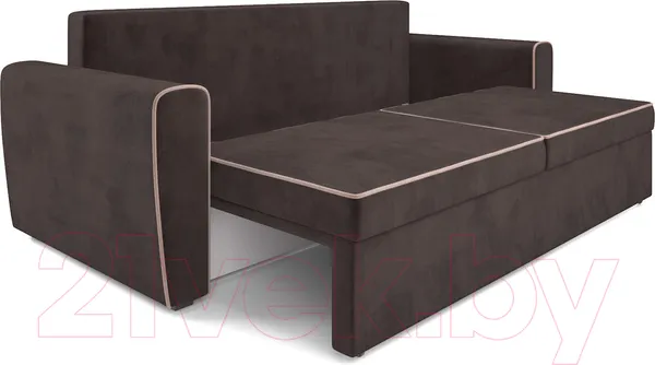 Изображение товара Диван Mebel-Ars Еврокнижка Оскар (кордрой коричневый)