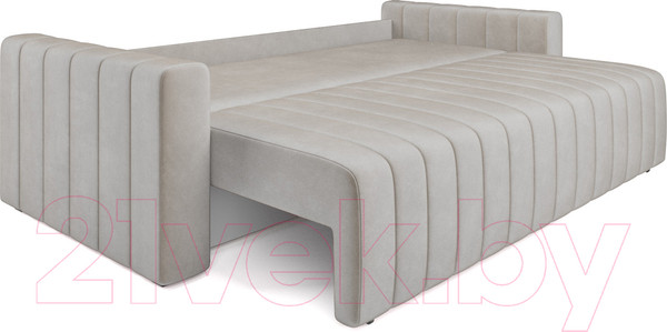 Изображение товара Диван Mebel-Ars Еврокнижка Лондон (бархат бежевый/Star Velvet 6 Light Beige)