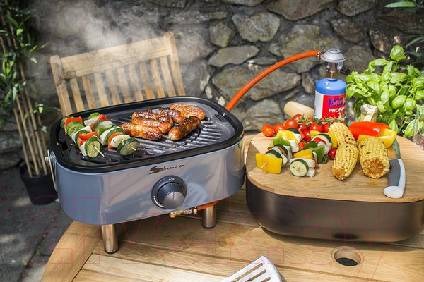 Изображение товара Газовый гриль Sahara Mini BBQ/ MINIEW-SS (серебристый)