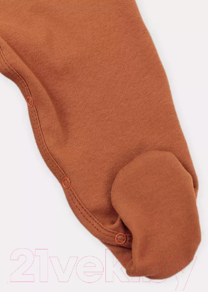 Изображение товара Набор комбинезонов для малышей Rant Hugs And Kisses / 11-68 (2шт, Curry Brown, р.68)