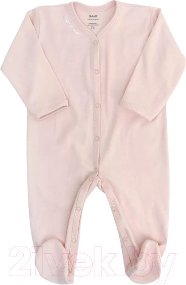 Изображение товара Набор комбинезонов для малышей Rant Hugs And Kisses / 11-74 (2шт, Soft Pink, р.74)