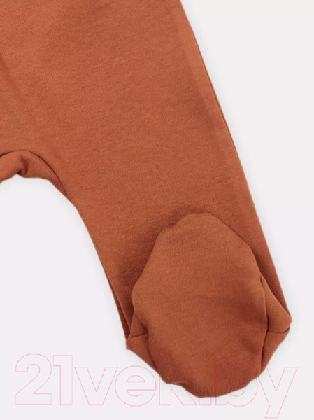 Изображение товара Набор ползунков Rant Hugs And Kisses / 31-74 (2шт, Curry Brown, р.74)