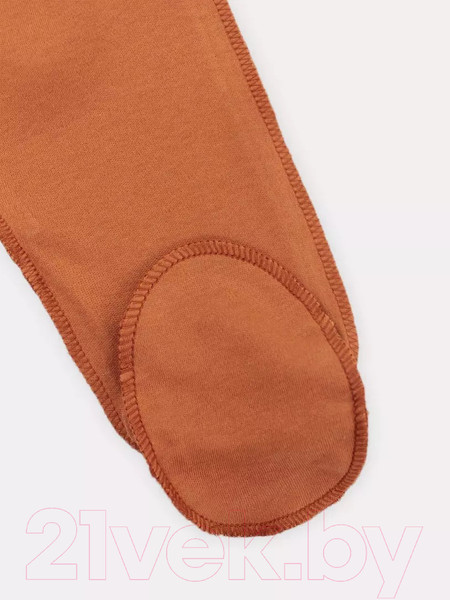 Изображение товара Набор ползунков Rant Hugs And Kisses / 33-56 (2шт, Curry Brown, р.56)