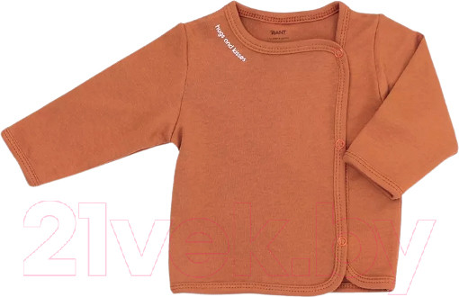 Изображение товара Распашонка Rant Hugs And Kisses / 53-68 (Curry Brown, р.68)