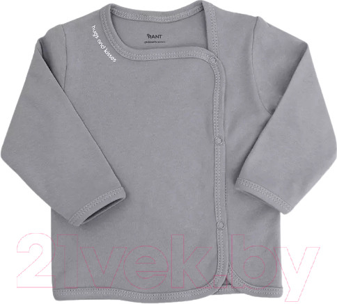 Изображение товара Распашонка Rant Hugs And Kisses / 53-74 (Arctic Grey, р.74)