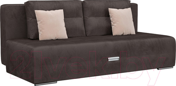 Изображение товара Диван Mebel-Ars Еврокнижка Марсель №4 (кордрой коричневый)