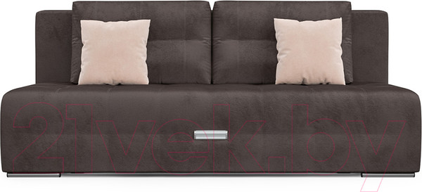 Изображение товара Диван Mebel-Ars Еврокнижка Марсель №4 (кордрой коричневый)