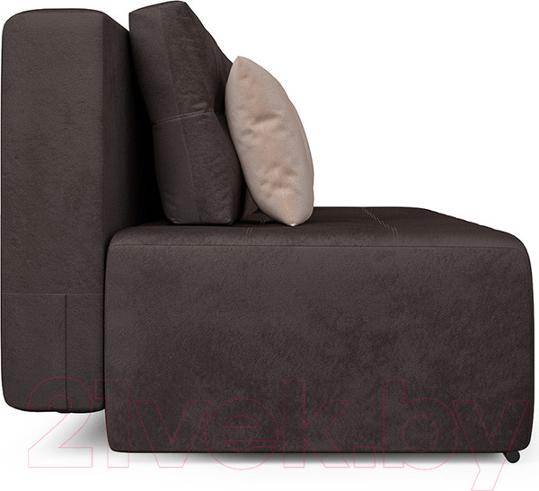 Изображение товара Диван Mebel-Ars Еврокнижка Марсель №4 (кордрой коричневый)