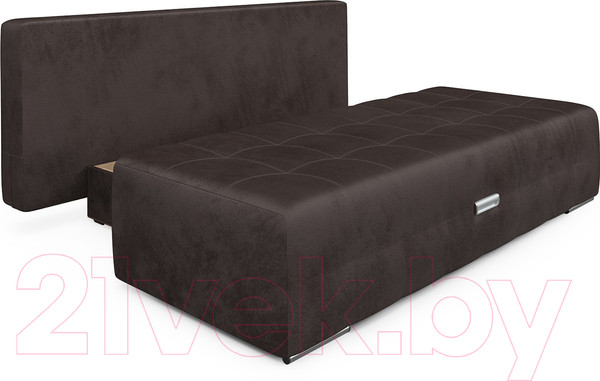 Изображение товара Диван Mebel-Ars Еврокнижка Марсель №4 (кордрой коричневый)