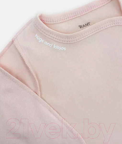 Изображение товара Распашонка Rant Hugs And Kisses / 54-56 (Soft Pink, р.56)