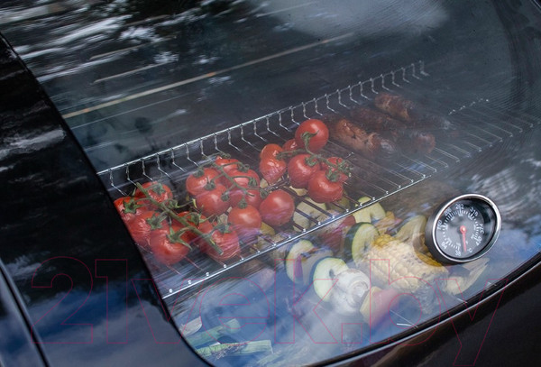 Изображение товара Газовый гриль Sahara 3 Burner Oak BBQ / S350EW-ST (дымчатый/дуб)