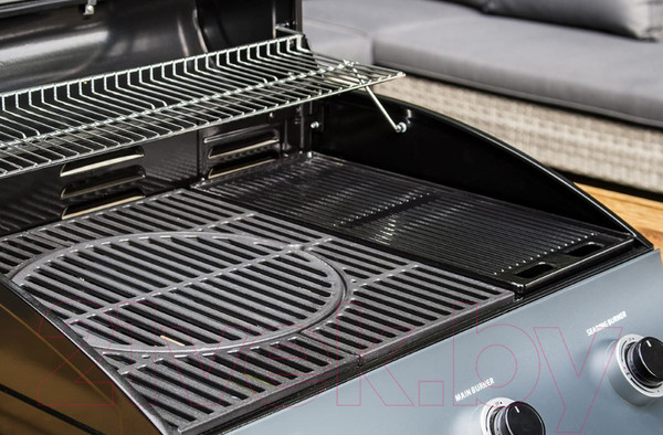 Изображение товара Газовый гриль Sahara 3 Burner Oak BBQ / S350EW-ST (дымчатый/дуб)