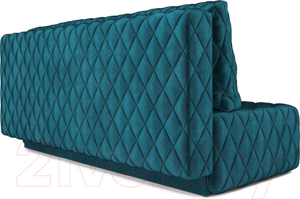Изображение товара Диван Mebel-Ars Еврокнижка Роял (бархат сине-зеленый/Star Velvet 43 Black Green)