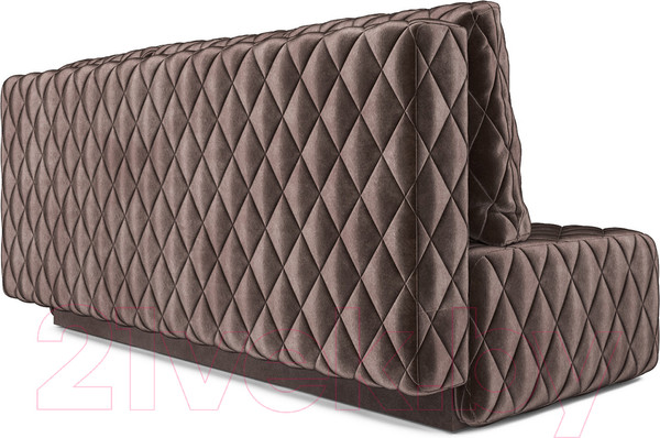 Изображение товара Диван Mebel-Ars Еврокнижка Роял (бархат серо-шоколадный/Star Velvet 60 Cofee)