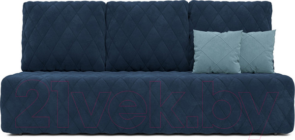 Изображение товара Диван Mebel-Ars Еврокнижка Роял (темно-синий Luna 034)