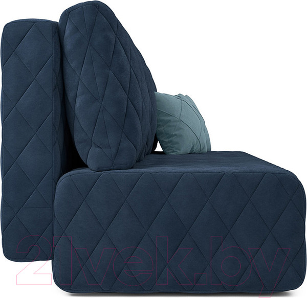 Изображение товара Диван Mebel-Ars Еврокнижка Роял (темно-синий Luna 034)