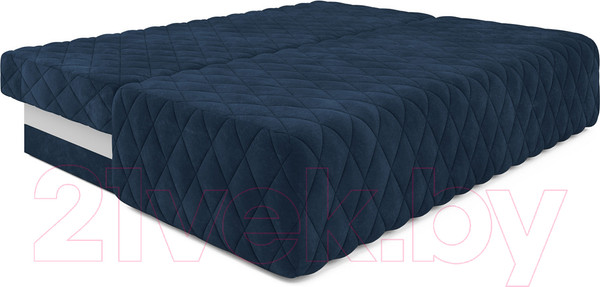 Изображение товара Диван Mebel-Ars Еврокнижка Роял (темно-синий Luna 034)