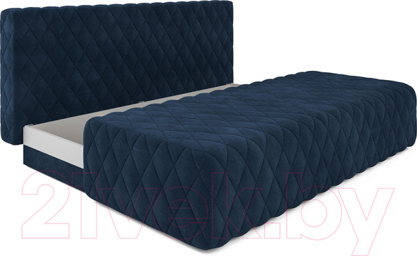 Изображение товара Диван Mebel-Ars Еврокнижка Роял (темно-синий Luna 034)