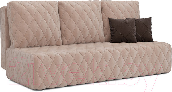 Изображение товара Диван Mebel-Ars Еврокнижка Роял (кордрой бежевый)