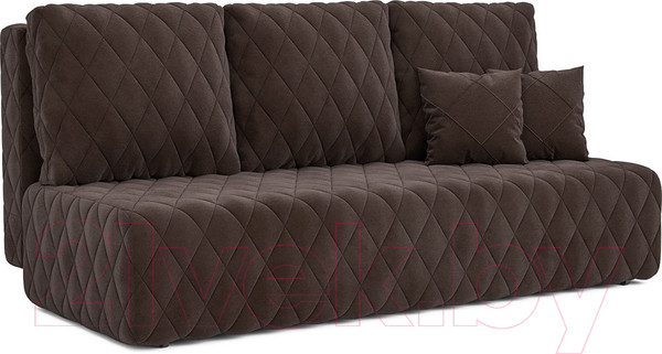 Изображение товара Диван Mebel-Ars Еврокнижка Роял (кордрой коричневый)