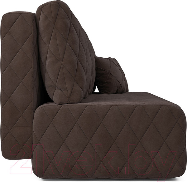 Изображение товара Диван Mebel-Ars Еврокнижка Роял (кордрой коричневый)