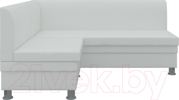 Изображение товара Уголок кухонный мягкий Лига Диванов Уют 31 левый / 58699 (экокожа, белый)