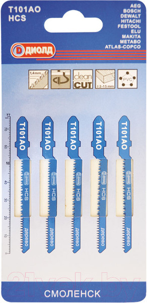 Изображение товара Набор пильных полотен Диолд 90062005 (5шт)
