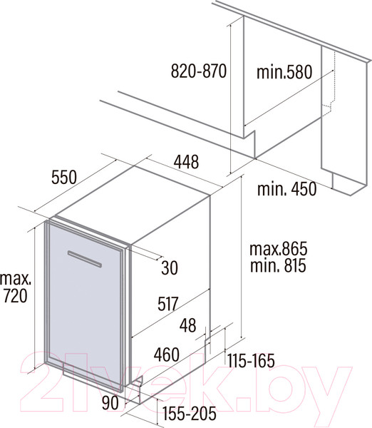 Изображение товара Посудомоечная машина Cata LVI 46010