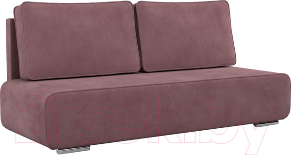 Изображение товара Диван Mebel-Ars Еврокнижка Марк (велюр пудра НВ-178/18)