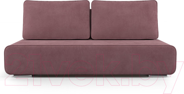 Изображение товара Диван Mebel-Ars Еврокнижка Марк (велюр пудра НВ-178/18)