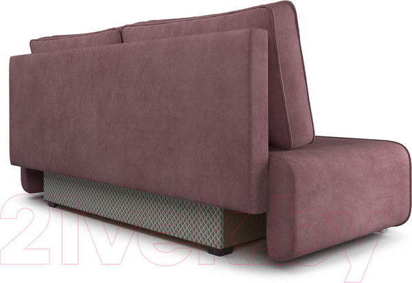 Изображение товара Диван Mebel-Ars Еврокнижка Марк (велюр пудра НВ-178/18)