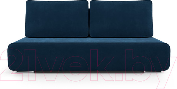 Изображение товара Диван Mebel-Ars Еврокнижка Марк (темно-синий Luna 034)
