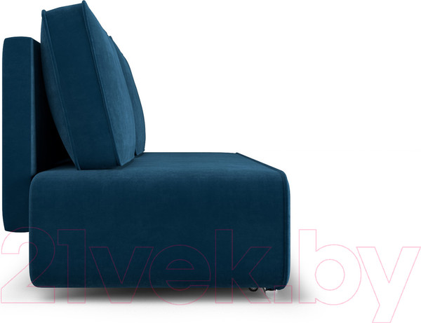 Изображение товара Диван Mebel-Ars Еврокнижка Марк (темно-синий Luna 034)