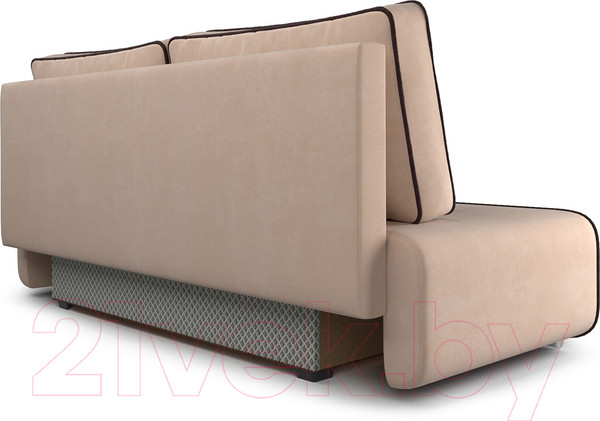 Изображение товара Диван Mebel-Ars Еврокнижка Марк (кордрой бежевый/кордрой коричневый)