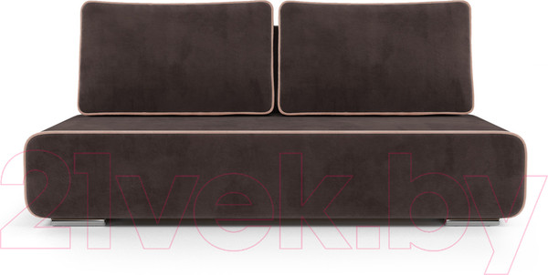 Изображение товара Диван Mebel-Ars Еврокнижка Марк (кордрой коричневый/кордрой бежевый)