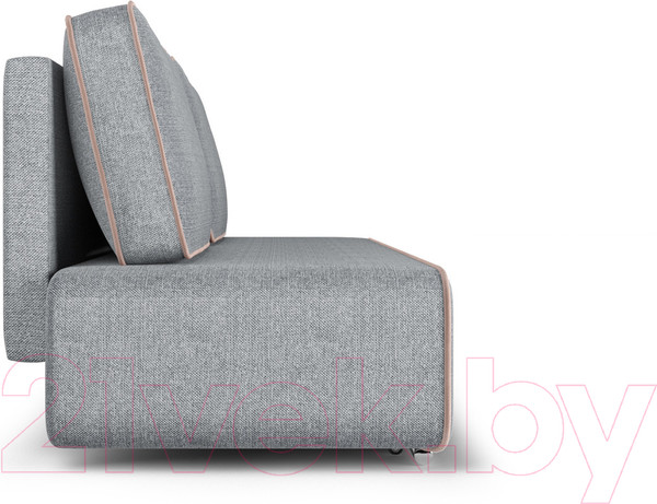 Изображение товара Диван Mebel-Ars Еврокнижка Марк (рогожка серая/кордрой бежевый)