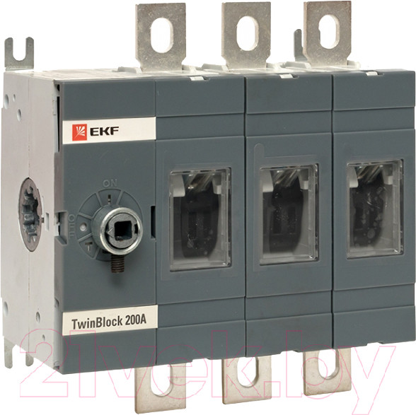 Изображение товара Блок-разъединитель EKF TwinBlock PROxima / tb-s-200-3p (без рукоятки)