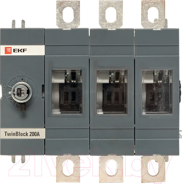 Изображение товара Блок-разъединитель EKF TwinBlock PROxima / tb-s-200-3p (без рукоятки)