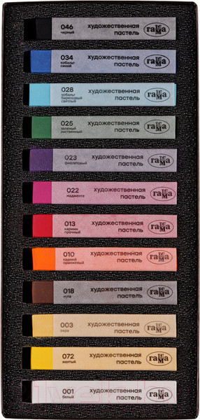 Изображение товара Набор сухой пастели ГАММА Старый мастер / 2309191 (12цв)